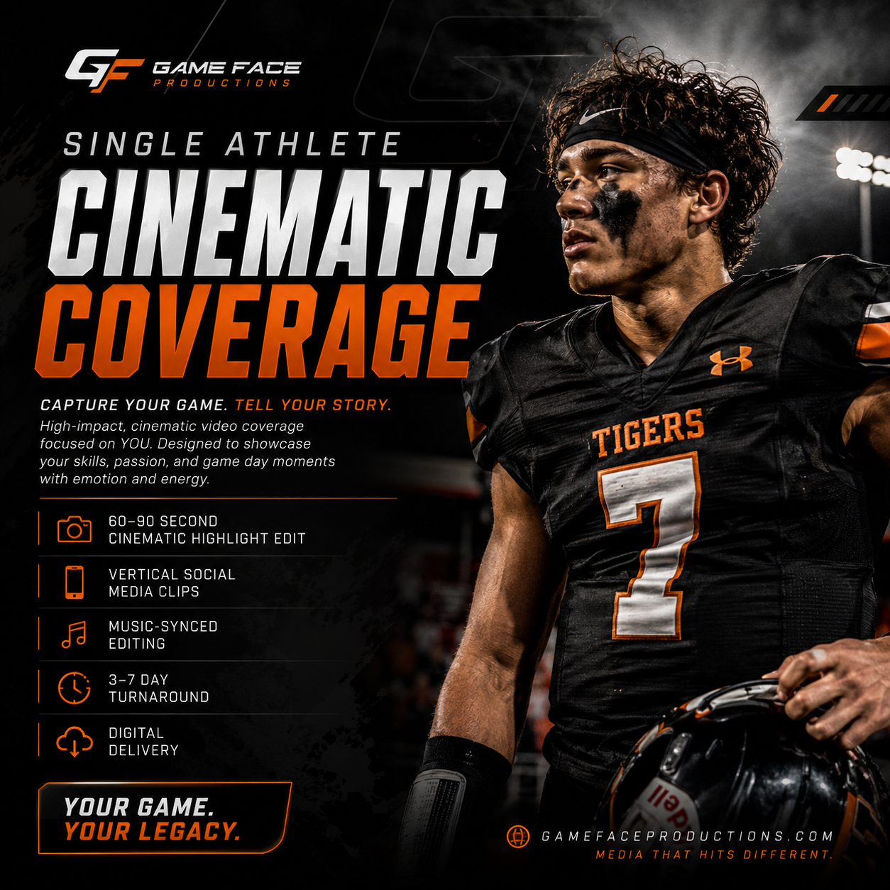 Single Athlete Cinematic Coverage
